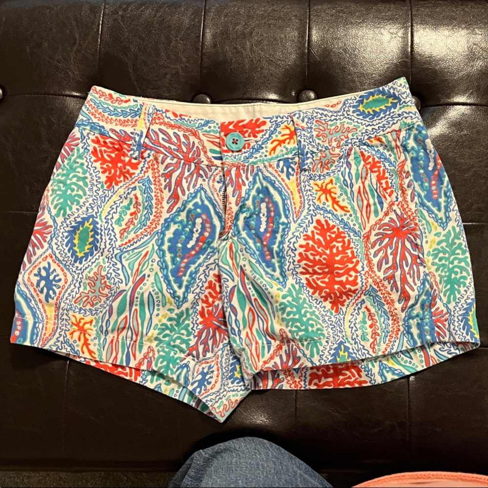 Lilly Pulitzer Coral Reef Patterned Shorts